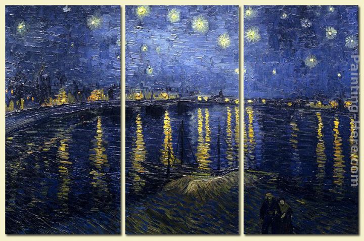 Starry Night over the Rhone painting - landscape Starry Night over the Rhone art painting
